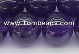 CNA1154 15.5 inches 12mm round natural amethyst gemstone beads