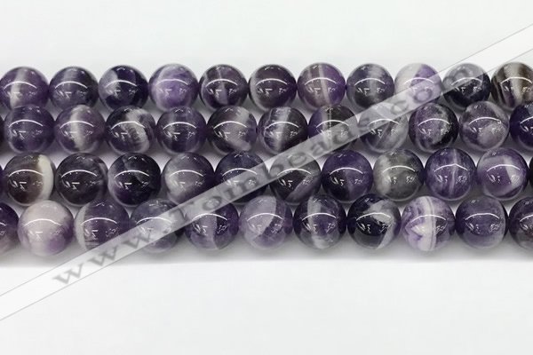 CNA1158 15.5 inches 12mm round natural dogtooth amethyst beads