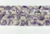 CNA1183 15.5 inches 14*14mm square amethyst beads wholesale