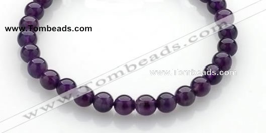 CNA13 15 inch 6mm round natural amethyst quartz beads Wholesale