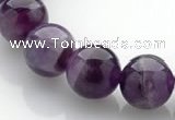 CNA15 15 inch 12mm round natural amethyst quartz beads Wholesale