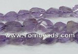 CNA200 15.5 inches 8*14mm faceted nugget natural amethyst beads