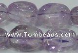 CNA204 15.5 inches 18*25mm nugget natural amethyst beads