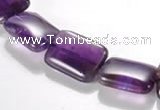 CNA22 13*18mm rectangle A- grade natural amethyst bead Wholesale