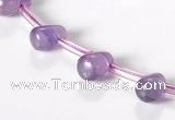 CNA23 6*9mm teardrop A+ grade natural amethyst beads Wholesale