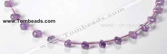 CNA23 6*9mm teardrop A+ grade natural amethyst beads Wholesale