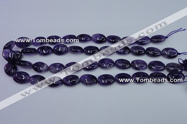 CNA276 15.5 inches 13*18mm oval natural amethyst beads wholesale