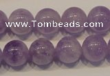 CNA302 15.5 inches 12mm round natural lavender amethyst beads