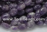 CNA31 15.5 inches 8*10mm oval grade AB natural amethyst beads