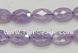 CNA329 15.5 inches 10*14mm faceted oval natural lavender amethyst beads