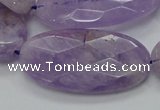 CNA335 15.5 inches 20*40mm faceted oval natural lavender amethyst beads