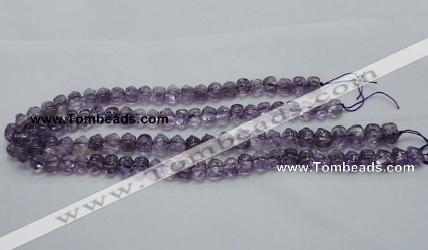 CNA40 15.5 inches 8*11mm pig-shaped grade A natural amethyst beads