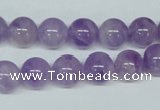 CNA403 15.5 inches 10mm round natural lavender amethyst beads