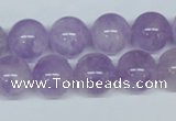 CNA405 15.5 inches 16mm round natural lavender amethyst beads