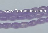 CNA410 15.5 inches 6*10mm rice natural lavender amethyst beads