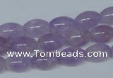 CNA411 15.5 inches 8*12mm rice natural lavender amethyst beads