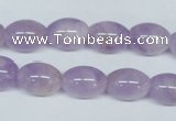 CNA412 15.5 inches 10*14mm rice natural lavender amethyst beads