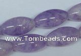 CNA413 15.5 inches 12*22mm rice natural lavender amethyst beads