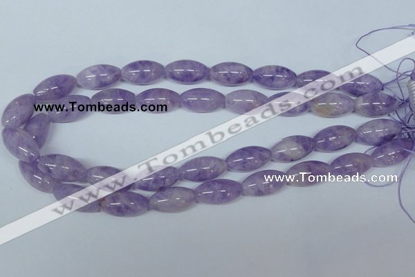 CNA413 15.5 inches 12*22mm rice natural lavender amethyst beads