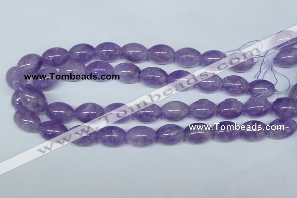 CNA414 15.5 inches 13*18mm rice natural lavender amethyst beads