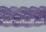 CNA416 15.5 inches 8*12mm teardrop natural lavender amethyst beads