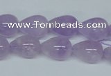 CNA417 15.5 inches 10*14mm teardrop natural lavender amethyst beads