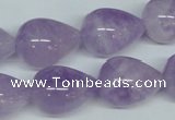 CNA419 15.5 inches 15*20mm teardrop natural lavender amethyst beads