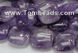 CNA42 15.5 inches 15*15mm square grade A natural amethyst beads