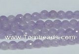 CNA421 15.5 inches 6mm faceted round natural lavender amethyst beads