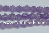 CNA431 15.5 inches 8*8mm skull shape natural lavender amethyst beads