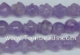 CNA433 15.5 inches 12*12mm skull shape natural lavender amethyst beads