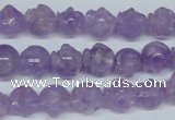 CNA433 15.5 inches 12*12mm skull shape natural lavender amethyst beads