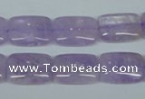 CNA440 15.5 inches 13*18mm rectangle natural lavender amethyst beads