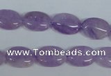 CNA445 15.5 inches 12*16mm oval natural lavender amethyst beads