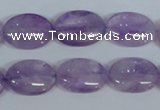 CNA447 15.5 inches 15*20mm oval natural lavender amethyst beads