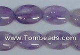 CNA448 15.5 inches 16*22mm oval natural lavender amethyst beads