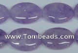 CNA449 15.5 inches 18*25mm oval natural lavender amethyst beads