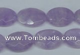 CNA456 15.5 inches 15*20mm faceted oval natural lavender amethyst beads