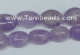 CNA465 15.5 inches 10*14mm nugget natural lavender amethyst beads