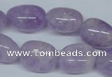 CNA466 15.5 inches 14*18mm nugget natural lavender amethyst beads