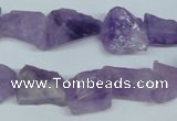 CNA468 15.5 inches 13*15mm nugget natural lavender amethyst beads