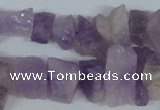 CNA469 15.5 inches 8*15mm chips natural lavender amethyst beads