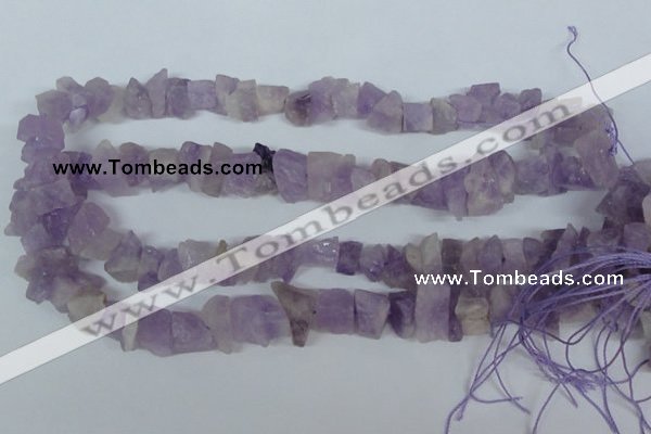 CNA469 15.5 inches 8*15mm chips natural lavender amethyst beads