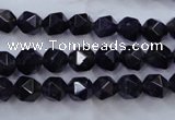 CNA500 15 inches 8mm faceted nuggets amethyst gemstone beads