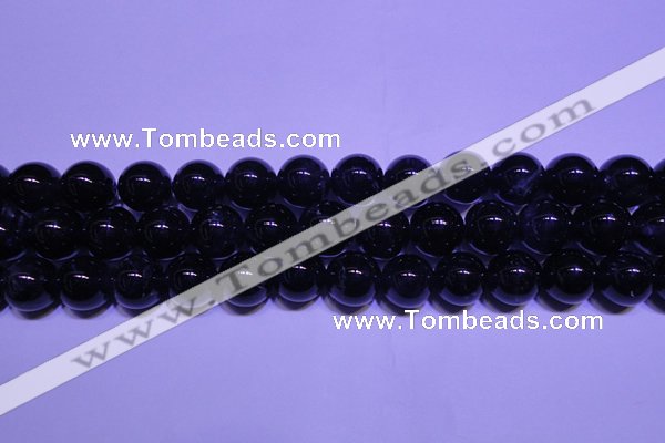 CNA552 15.5 inches 8mm round A grade natural dark amethyst beads