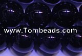 CNA553 15.5 inches 10mm round A grade natural dark amethyst beads