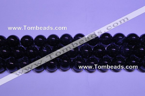 CNA554 15.5 inches 12mm round A grade natural dark amethyst beads