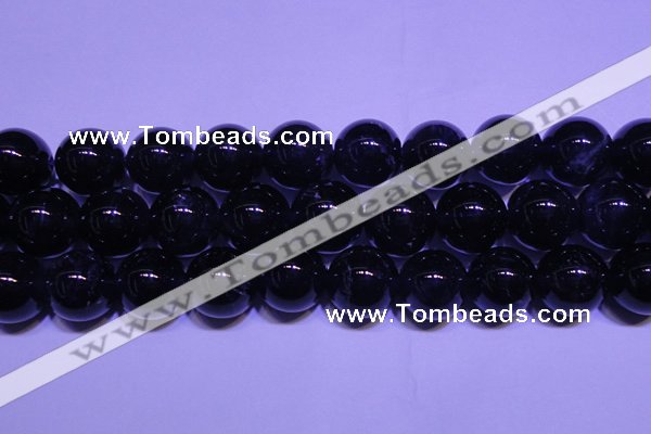 CNA557 15.5 inches 18mm round A grade natural dark amethyst beads