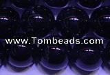 CNA562 15.5 inches 8mm round AA grade natural dark amethyst beads