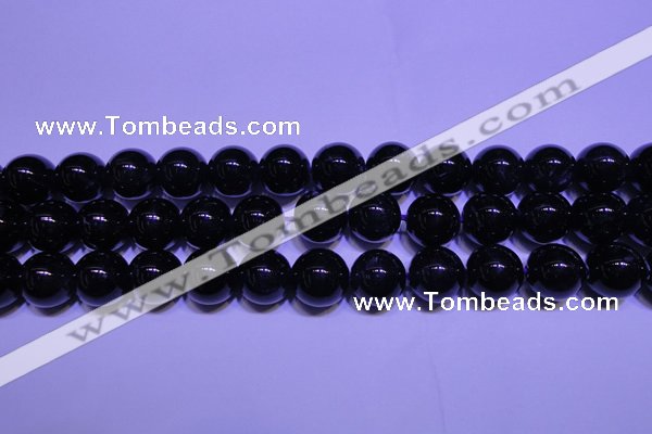 CNA572 15.5 inches 8mm round AAA grade natural dark amethyst beads